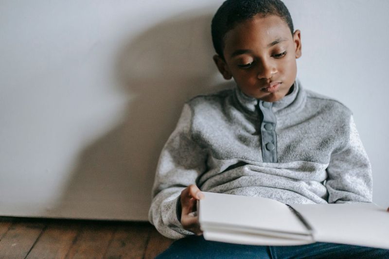 Reading at home with a Year 1 boy who'd rather be outside